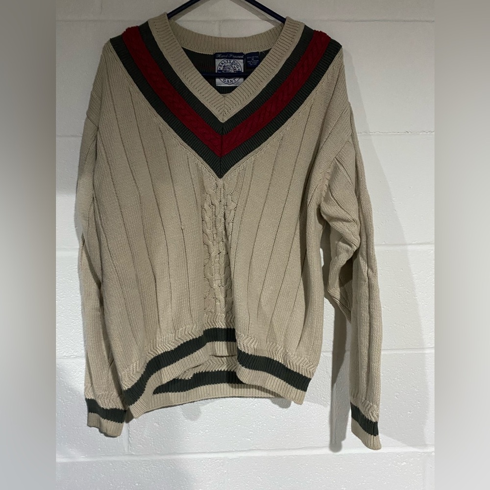 Cable knit salty dog sweater medium